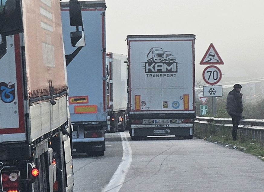 Забастовка дальнобойщиков в Болгарии